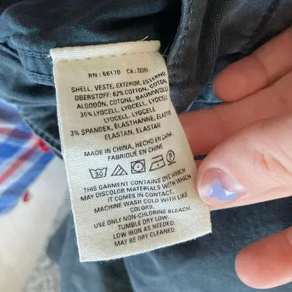 Anthropologie Pants 27P Crop Button Fly Gray Straight Leg Pleated Retro 80s 27 - Picture 11 of 16